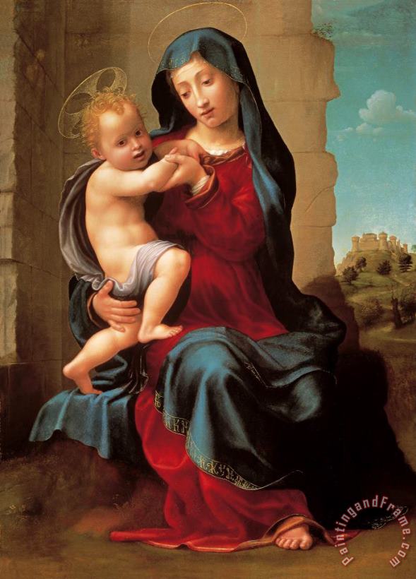 Giuliano Bugiardini Virgin And Child Art Painting