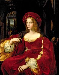 Giulio Romano Portrait of Jeanne of Aragon (c.1500 77) Wife of Ascannio Colonna, Viceroy of Naples