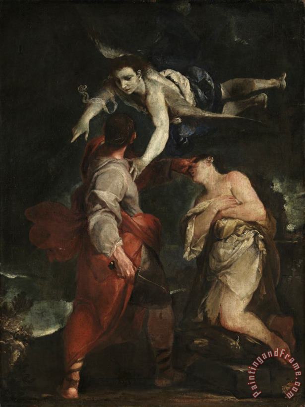 Giuseppe Maria Crespi  The Sacrifice of Abraham Art Painting