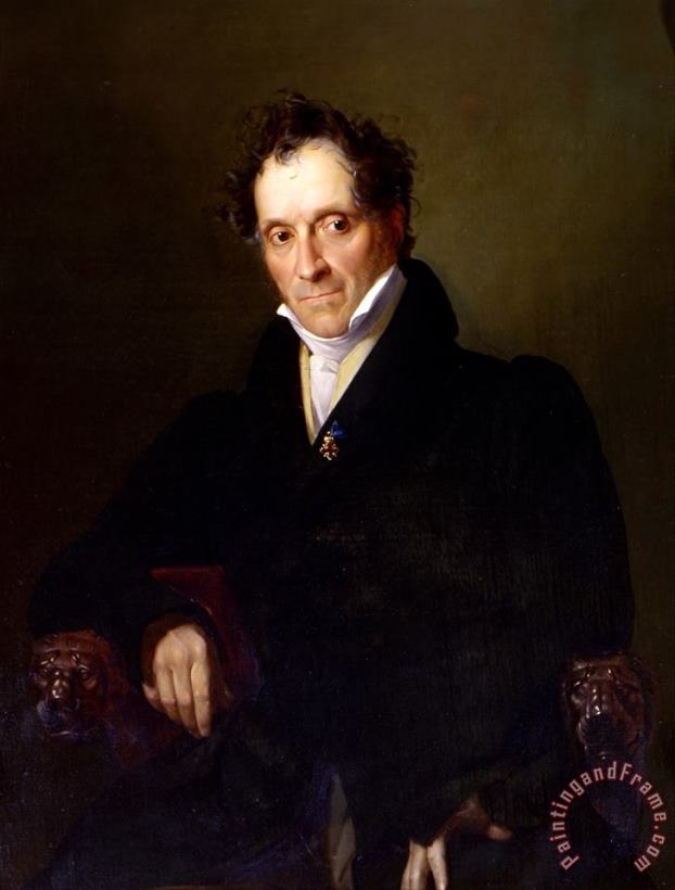 Portrait of Giuseppe Poldi Pezzoli painting - Giuseppe Molteni Portrait of Giuseppe Poldi Pezzoli Art Print