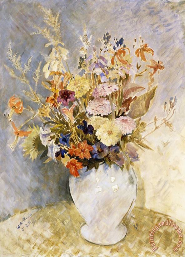 Mixed Flowers painting - Glyn Warren Philpot Mixed Flowers Art Print