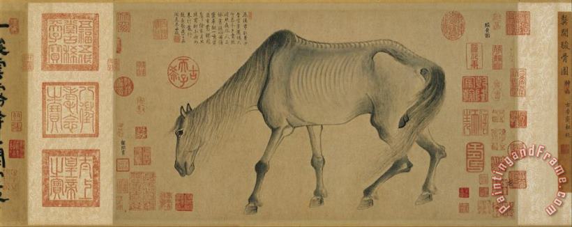 Gong Kai Jun Gu a Noble Horse Art Print