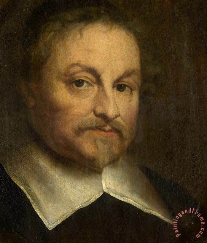 Govaert Flinck Portrait of The Poet Joost Van Den Vondel Art Painting