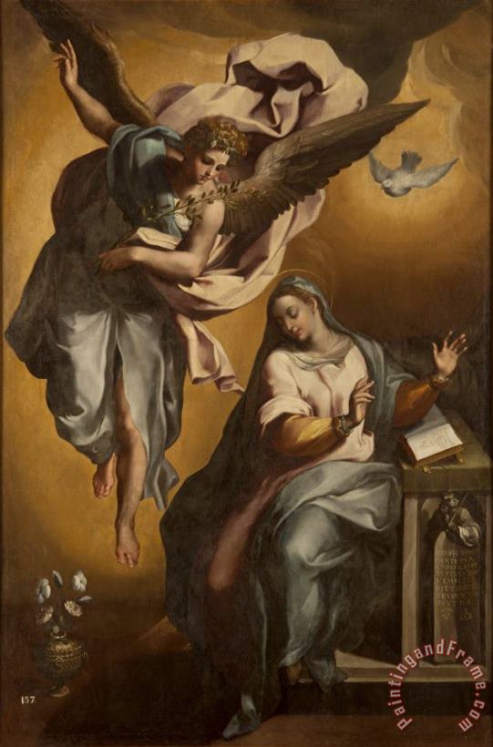 Gregorio Martinez The Annunciation of Mary Art Painting
