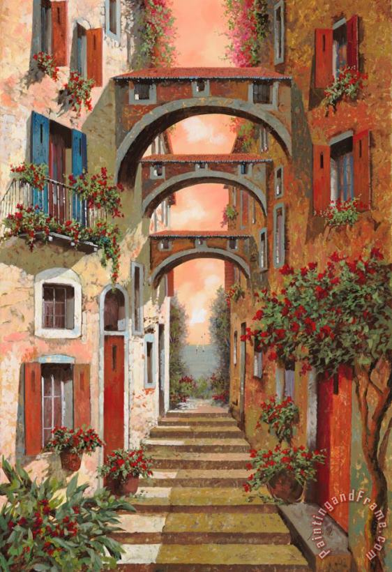 Archetti In Rosso painting - Collection 7 Archetti In Rosso Art Print