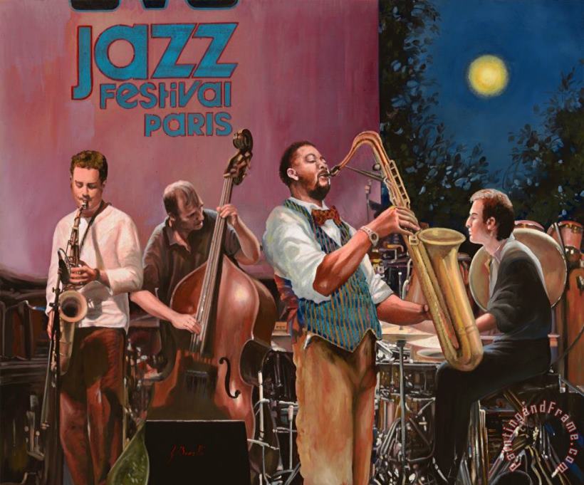 Collection 7 jazz festival in Paris Art Painting