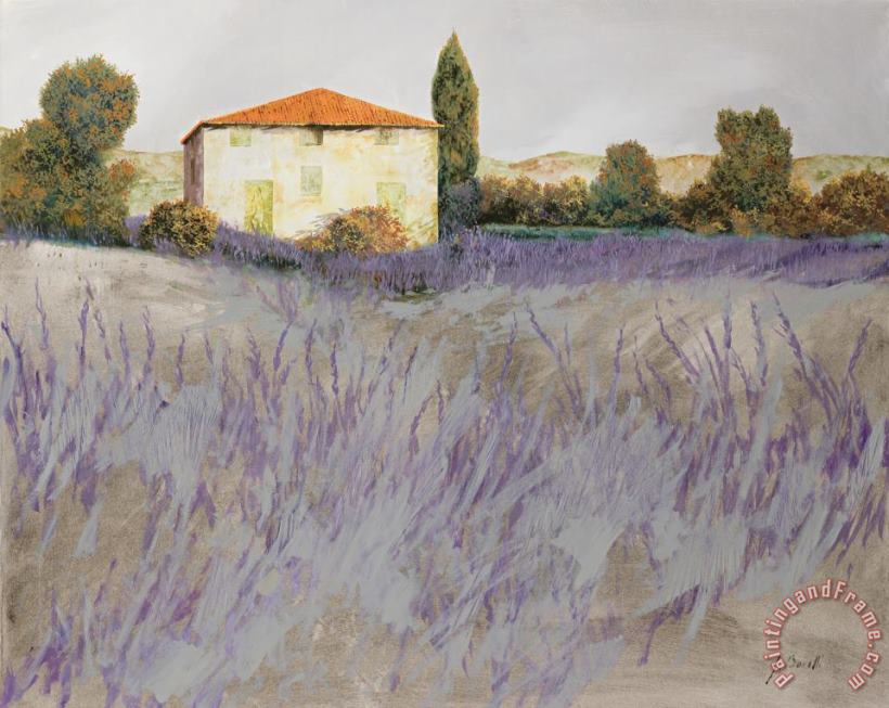 Lavender painting - Collection 7 Lavender Art Print