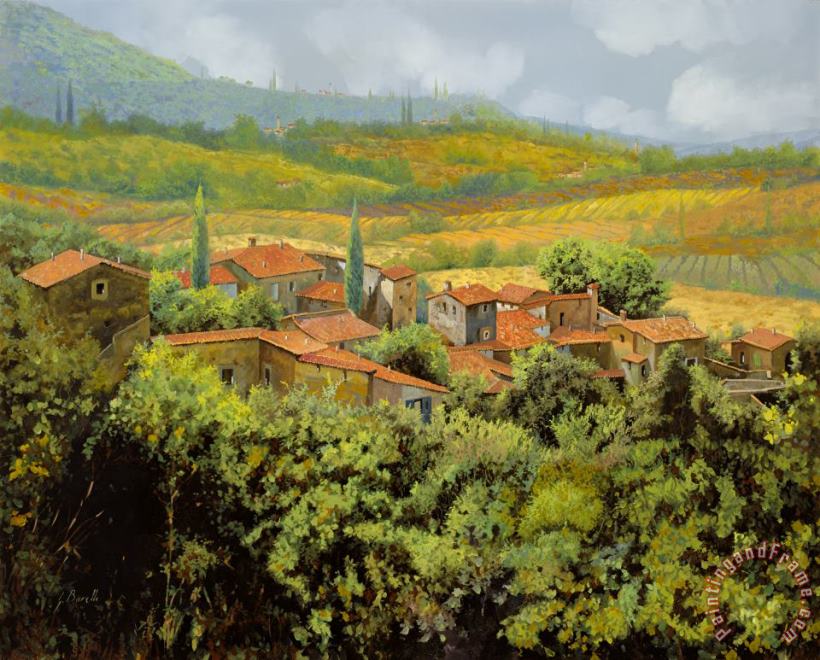 Paesaggio Toscano painting - Collection 7 Paesaggio Toscano Art Print
