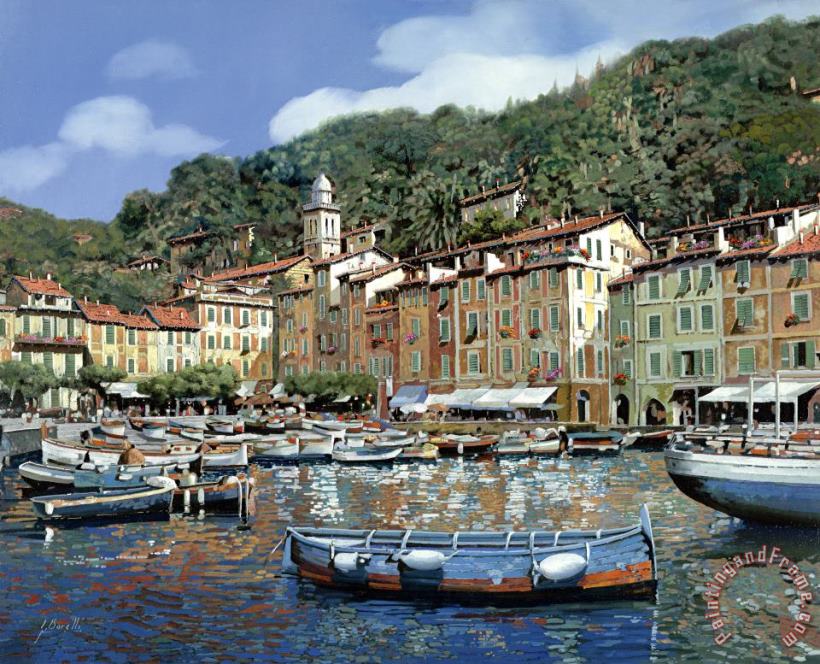 Portofino painting - Collection 7 Portofino Art Print