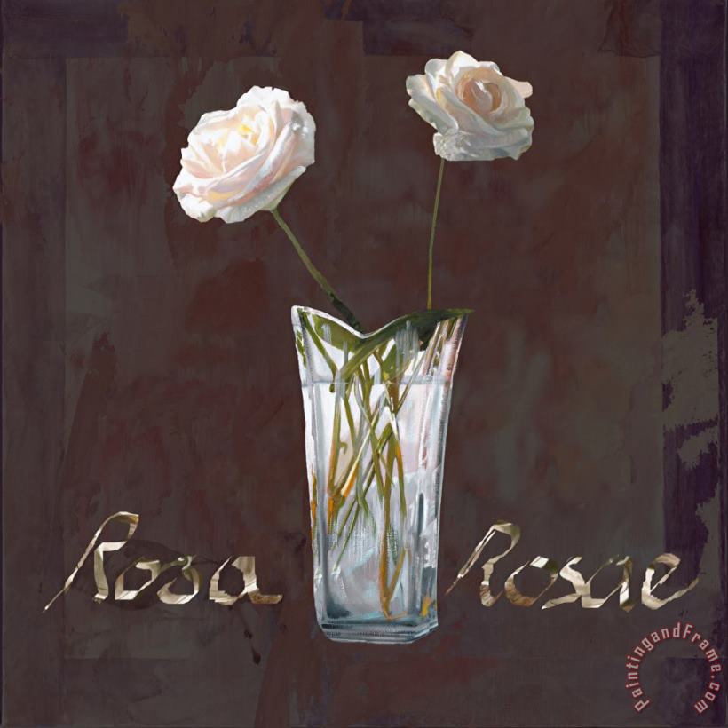 Rosa Rosae painting - Collection 7 Rosa Rosae Art Print