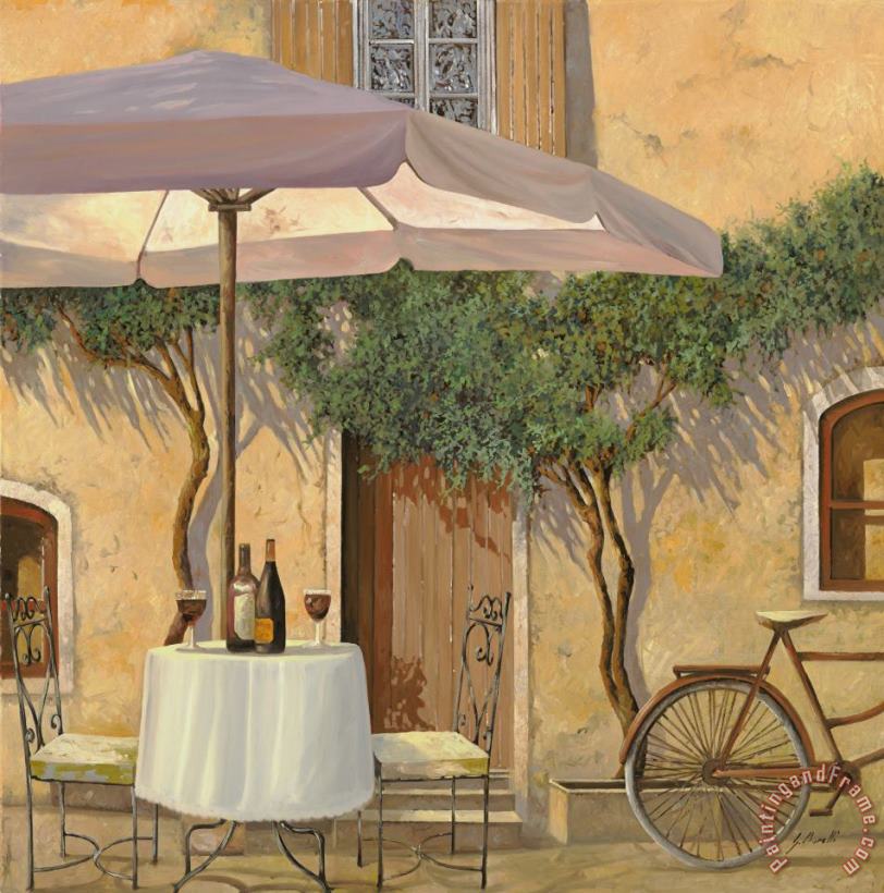 Un Ombra In Cortile painting - Collection 7 Un Ombra In Cortile Art Print