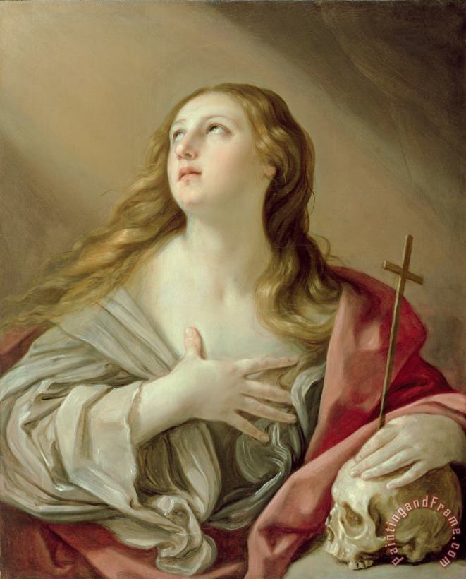 Guido Reni The Penitent Magdalene Art Painting