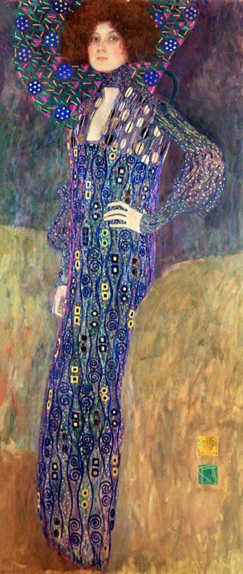 Gustav Klimt Emilie Floege Art Painting