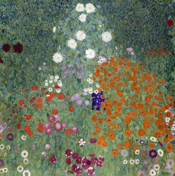 Gustav Klimt Flower Garden