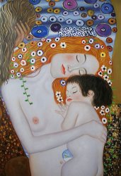 Gustav Klimt Mother And Child Ii