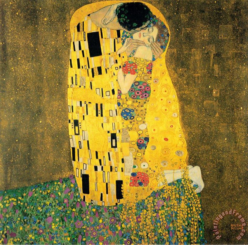 Gustav Klimt The Kiss Iv Art Print