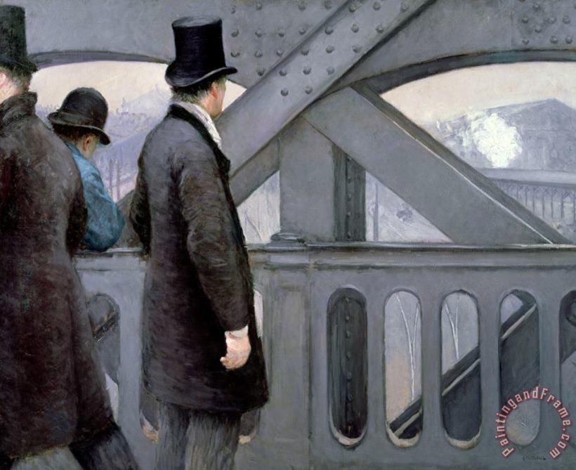 Le Pont De L'europe painting - Gustave Caillebotte Le Pont De L'europe Art Print