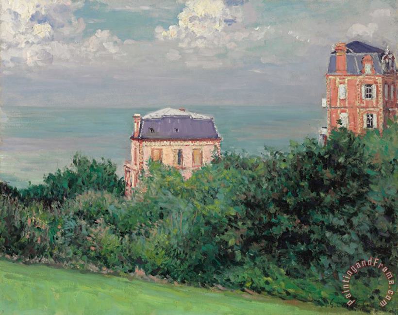 Villas At Villers-sur-mer painting - Gustave Caillebotte Villas At Villers-sur-mer Art Print