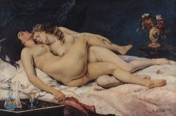 Gustave Courbet - Le Sommeil painting