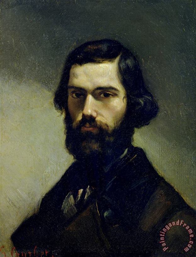 Portrait of Jules Valles painting - Gustave Courbet Portrait of Jules Valles Art Print