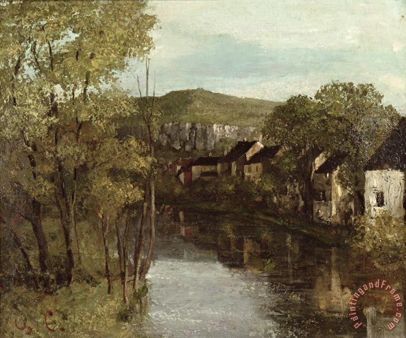 Gustave Courbet The Reflection of Ornans Art Print