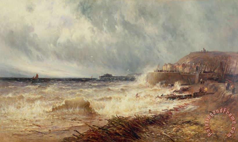 Gustave de Breanski Hastings Art Painting