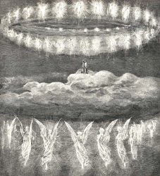 Gustave Dore Angels Dante's Paradise Illustration