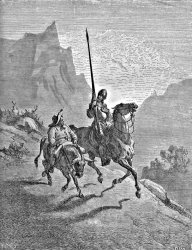 Gustave Dore Don Quixote And Sancho Panza Illustration