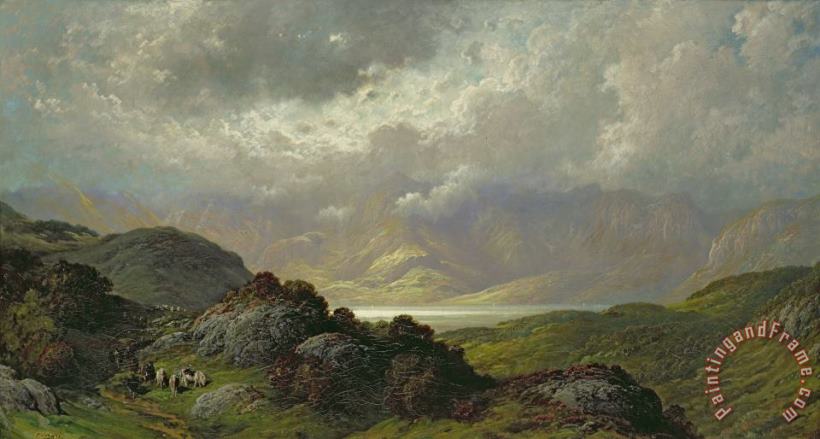 Scottish Landscape painting - Gustave Dore Scottish Landscape Art Print