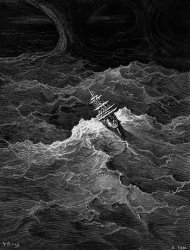 Gustave Dore Ship In Stormy Sea