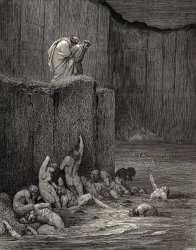 The Inferno, Canto 19, lines 10-11 by Gustave Dore