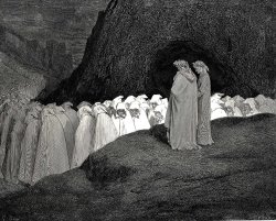 Gustave Dore The Inferno, Canto 9, Lines 124126 “he Answer Thus Return'd The  Archheretics Are Here, Accompanied by Every Sect Their Followers;” Framed  Print for sale 