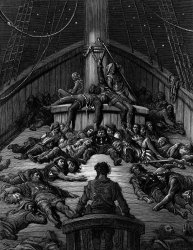 Gustave Dore The Mariner Gazes On His Dead Companions And Laments The Curse Of His Survival While All His Fellow