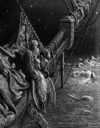 Gustave Dore The Mariner Gazes On The Serpents In The Ocean