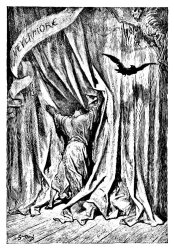 Gustave Dore The Raven Nevermore Illustration Engraving