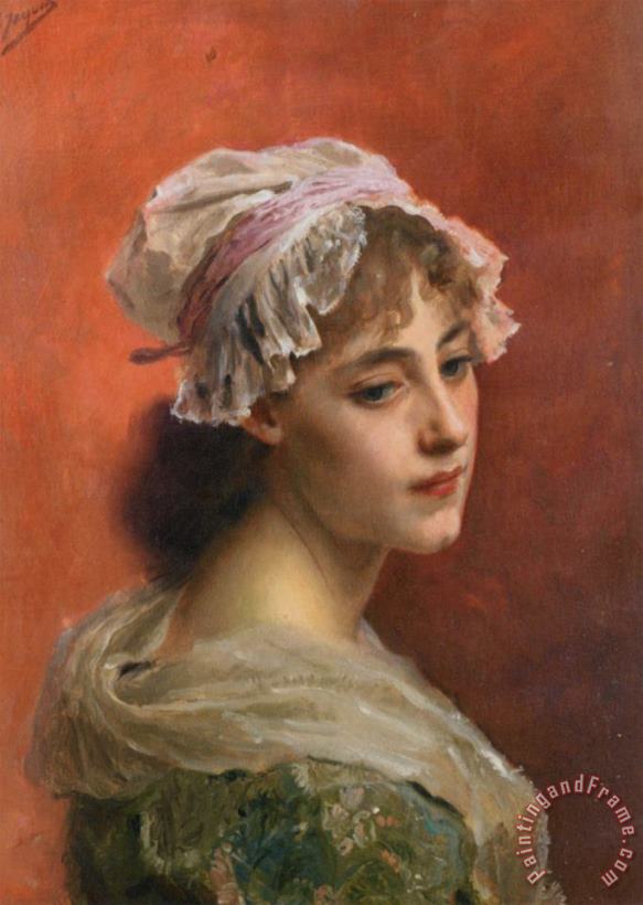 Gustave Jean Jacquet Lost in Thought Art Print