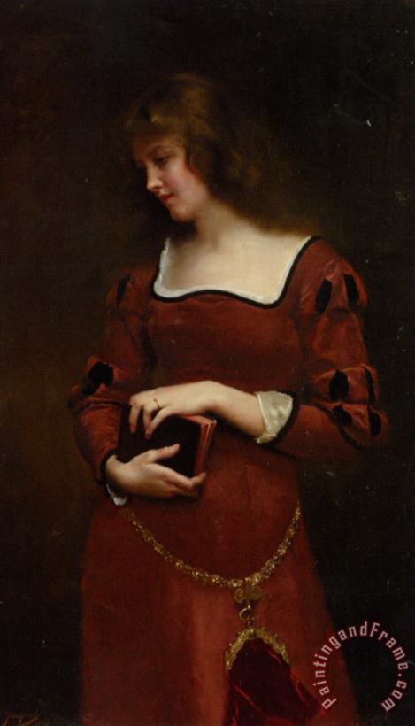 Wistful Thoughts painting - Gustave Jean Jacquet Wistful Thoughts Art Print
