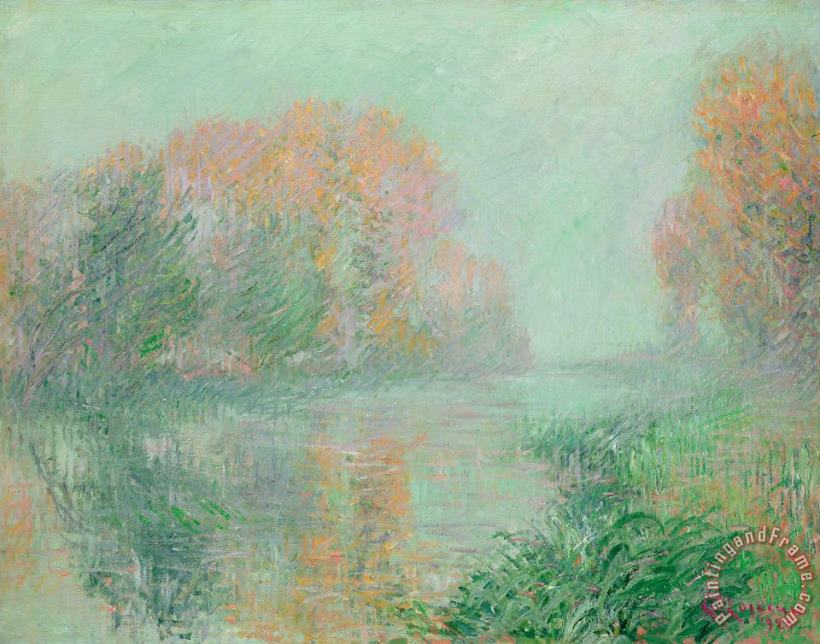 The Banks of the Eure painting - Gustave Loiseau The Banks of the Eure Art Print