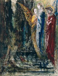 Gustave Moreau Job And The Angels