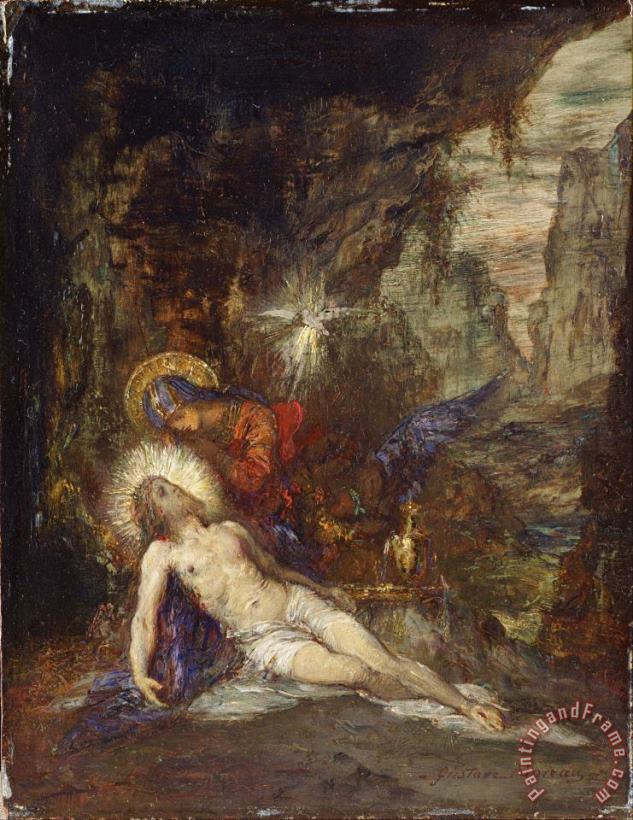 Gustave Moreau Pieta Art Print