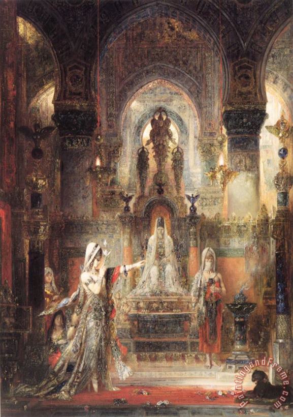 Salome Dancing Before Herod painting - Gustave Moreau Salome Dancing Before Herod Art Print
