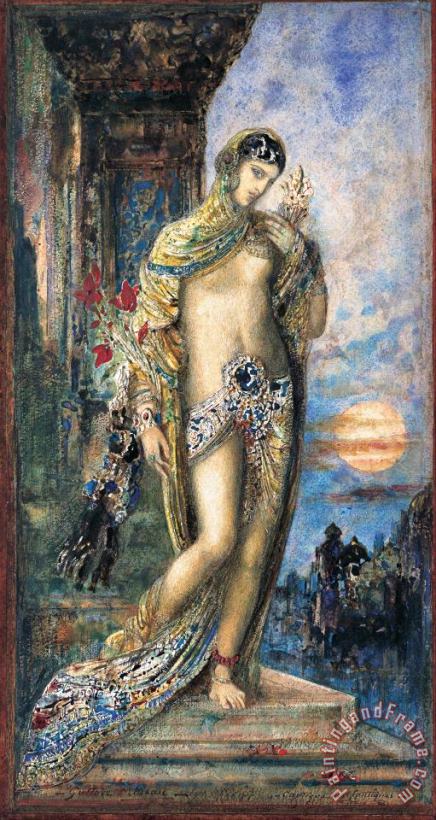 Song of Songs (cantique_des_cantiques) painting - Gustave Moreau Song of Songs (cantique_des_cantiques) Art Print