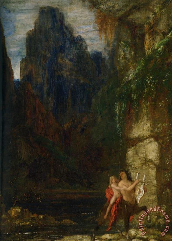 Gustave Moreau The Education of Achilles Art Print