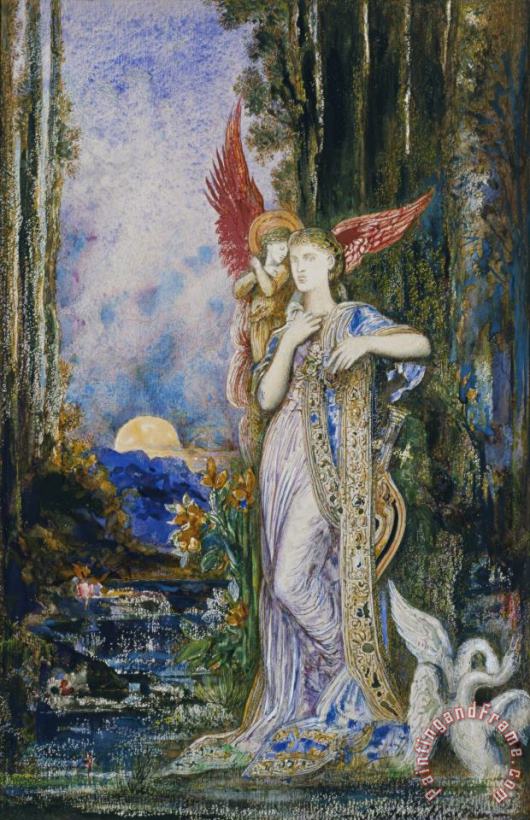 Gustave Moreau The Inspiration Art Print