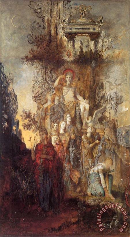 Gustave Moreau The Muses Leaving Their Father Apollo to Go And Enlighten The World Art Painting