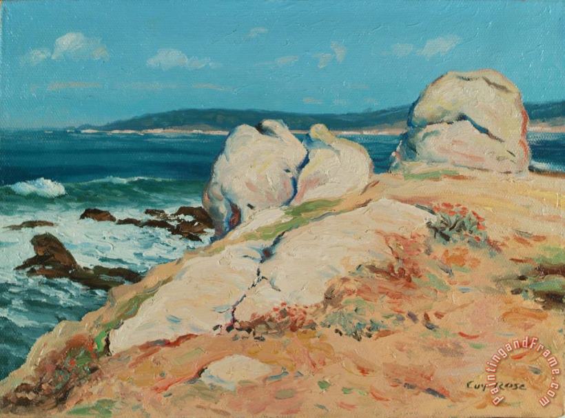 Monterey Coast painting - Guy Rose Monterey Coast Art Print