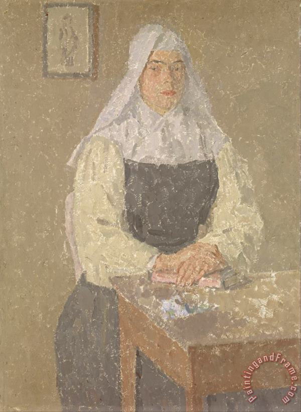 The Nun painting - Gwen John The Nun Art Print