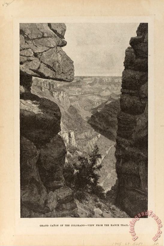 H. Bolton Jones Grand Ca~non (sic) of The Colorado, View From The Hance Trail Art Print