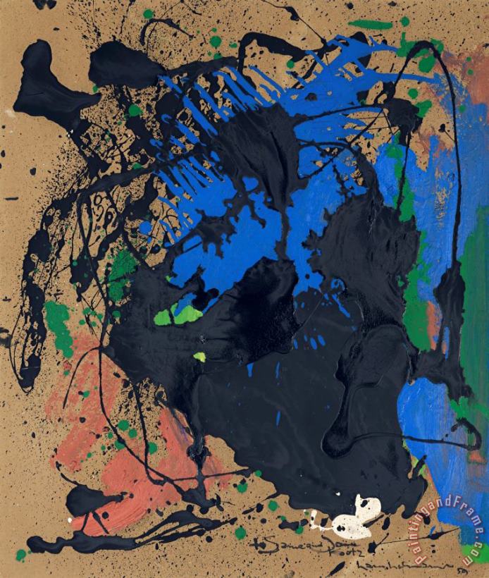Untitled, 1959 painting - Hans Hofmann Untitled, 1959 Art Print