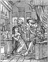 Hans Holbein Dance Of Death Engraving